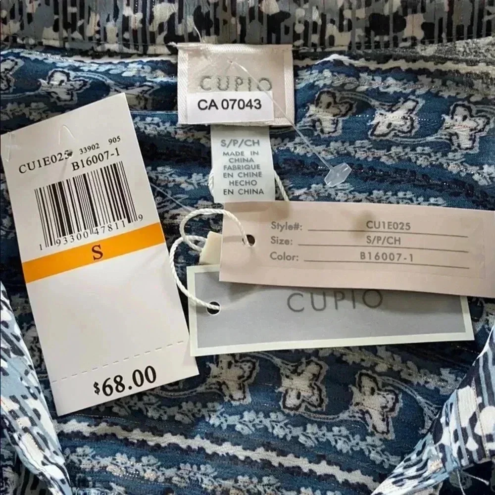 Cupio Sheer  Boho blouse - Picture 5 of 5